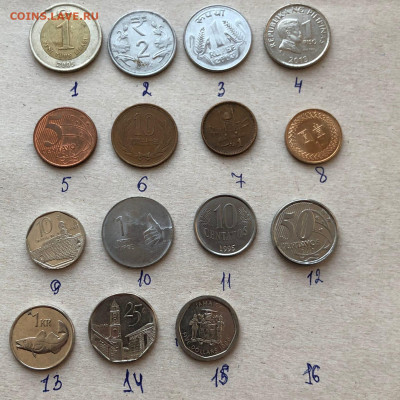 Иностранные монеты по 5 руб, до 22.11. - bMckhek65Z8