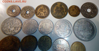 19 монет Франции без повторов с 20-х по 80-е года - ej5rbpK