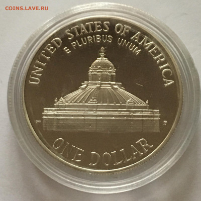 США 1$ 2000г 200 лет Библиотеке Конгресса - image-20-11-20-03-14