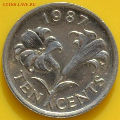 Бермудские острова 10 центов 1987. 27. 11. 2020 в 22 - 00. - DSC_0375.JPG
