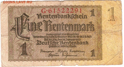 1 марка 1937 г. Германия до 03.12.20 г. в 23.00 - 020