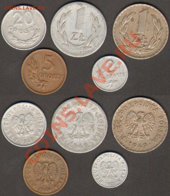 монеты Польши на продажу - Польша Послевоенная 1949
