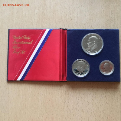 США 1976г Набор "200 лет Независимости США" , 3 монеты - image-21-11-20-04-00-3