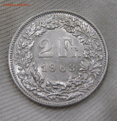 Швейцария 2 франка 1963 - IMG_3781.JPG