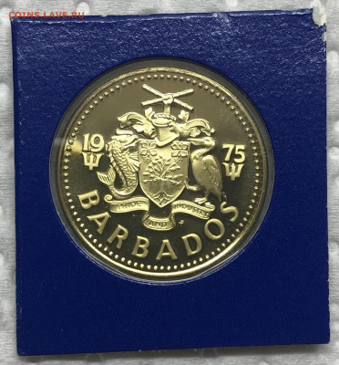 5 центов 1975 Барбадос Пруф до 21.30 МСК 24.12.20 - IMG_3301