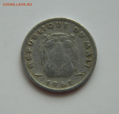 Мали 5 франков 1961 г. (Фауна) до 31.12.20 - DSCN4767.JPG