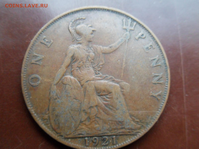 Великобритания 1 пенни 1921 - SDC17836.JPG