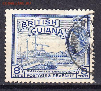Колонии Британская Гвиана 1954 1м 8 ц до 10 01 - 44а