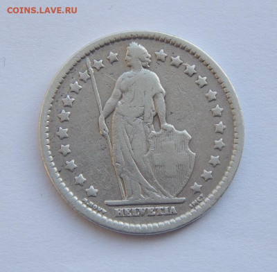 Швейцария 1 франк, 1914 года - DSCN4698.JPG