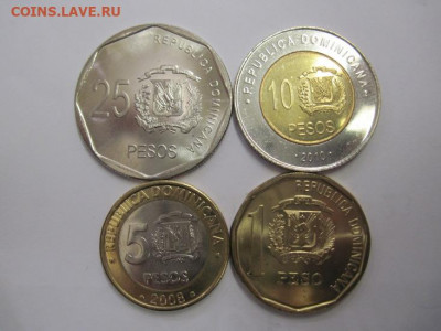 Доминикана набор из 4 монет  до 24.01.21 - IMG_1370.JPG