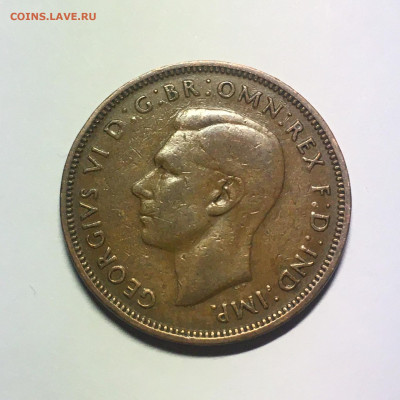Великобритания ½ пенни, 1942г - image-31-10-20-04-55-7