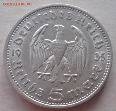 Германия, 5 марок 1935 года в 22.00 26.01.21 года - IMG_8490.JPG