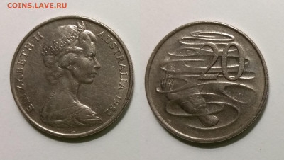 Австралия 20 центов 1967 года, I тип - 11.02 22:00мск - IMG_20201114_180423