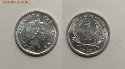 Британские Карибы 1 цент 2011 года - 11.02 22:00мск - IMG_20210105_093830