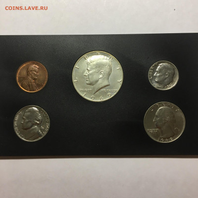 США 1969г Годовой набор монет S - image-21-11-20-04-35-1