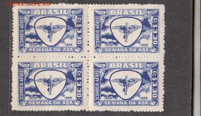 Бразилия 1959 1м** в квартблоке до 24 02 - 475