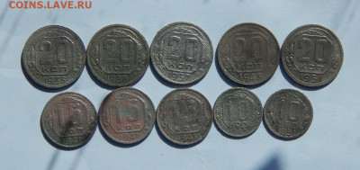 10 никелевых монет 1935-1951 годов - DSCN6242.JPG
