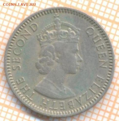 Малайя и Брит.Борнео 10 центов 1958 г., до 11.03.2021 г. 22. - Малайя и Бр Борнео 10 центов 1958 2382а