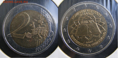 2 евро Португалия 2007  50 лет Римскому дог. 11.03 в 22.15 - Португалия 2007  50 лет Римскому договору