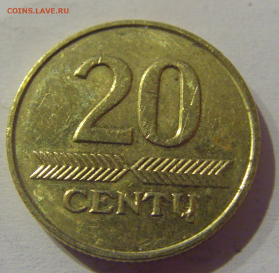 20 центов 2009 Литва №1а 11.03.2021 22:00 МСК - CIMG1471.JPG