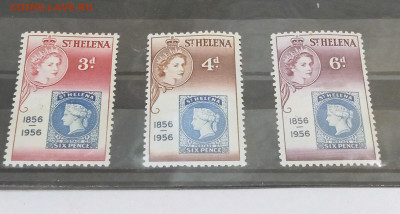 остров Св. Елены 1956г -100 лет первой марки чбн - IMG_20210210_182951