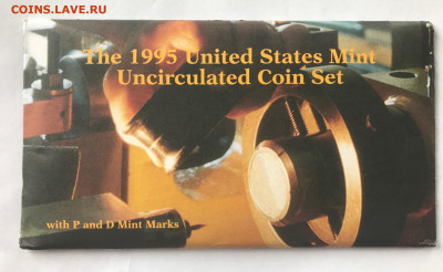 Банковский набор монет США 1995 до 21.30 МСК 11.03.21 - IMG_4091-95