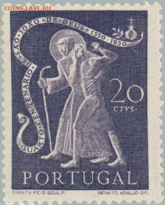 Досчитаем до 10 000 или более - 1550 марка Португалия