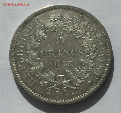 5 франков 1873 - IMG_2246.JPG