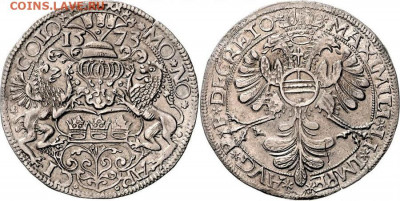 Досчитаем до 10 000 или более - 1573 монета Талер 1573. Кёльн. Максимилиан. Вес 29 гр.