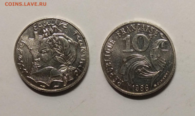 Франция 10 франков 1986 года, свобода - 21.03 22:00мск - IMG_20201031_123953