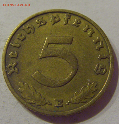 5 пфеннигов 1938 Е Германия №1 25.03.21 22:00 М - CIMG5142.JPG