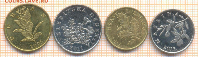 Хорватия 4 монеты, до 27.03.2021 г. 22.00 по Москве - Хорватия 4 монеты 2884
