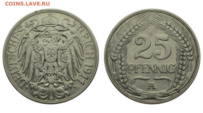 Германия. 25 пфеннигов 1911 г. A. До 28.03.21. - DSH_9419.JPG