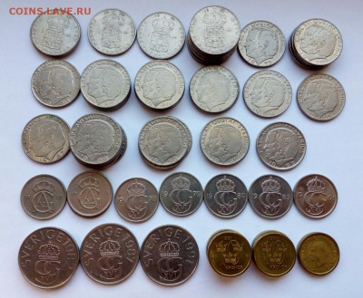 Монеты Швеции 59 шт. ХХ век ниже курса ЦБ до 15.04.21 - IMG_20210410_143528