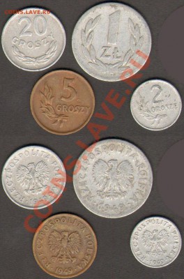 монеты Польши на продажу - Польша Послевоенная 1949+