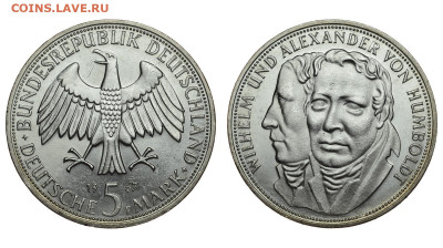 ФРГ. 5 марок 1967 г. Гумбольдт. До 18.04.21. - DSH_9387.JPG