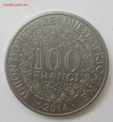 Западная Африка 100 франков 2014 до 28.04 - cefa100-14-1