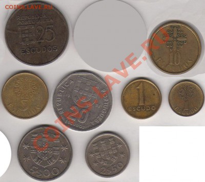 монеты Португалии - Португалия а