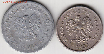 Польша 50 грошей 1949, 1992 г. до 30.05.21 г. в 23.00 - 006