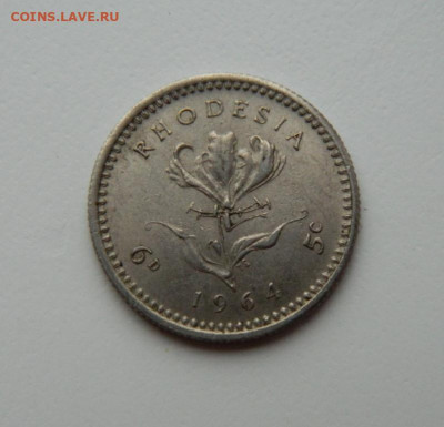 Британская Родезия 6 пенсов 1964 г. до 03.06.21 - DSCN8774.JPG