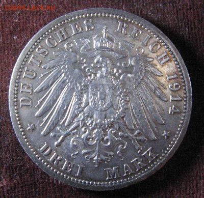 Анхальт 3 марки 1914 - 1