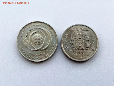 лот юбилейки Турции 2 монеты до 10.06.2021г - 1