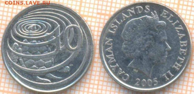 Каймановы острова 10 центов 2005 г., до 05.06.2021 г. 22.00 - Кайманы 10 центов 2005 1127
