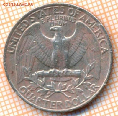 США 25 центов 1981P г., до 12.07.2021 г. 22.00 по Москве - США 25 центов 1981 2701а