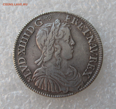 Королевство Франция. Людовик XIV. ½ ЭКЮ 1651 года. - ½ ЭКЮ 1651 (4).JPG