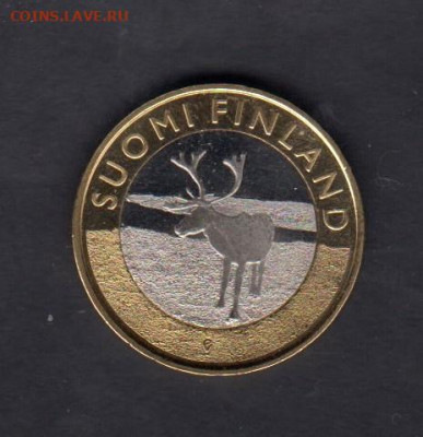 Финляндия 2015 5 евро олень до 14 08 - 59