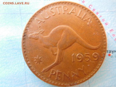 Австралия 1 пенни, 1959 - 61