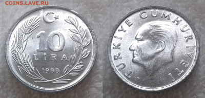 ФиКс -> Монеты мира по фиксированной цене - ТУРЦИЯ 10 лир 1988 20191113_1024