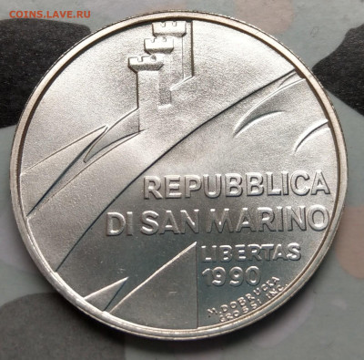 Сан-Марино 1000 лир 1990 ФИКС до 23.08 - IMAG3259_2