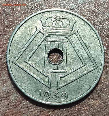 Бельгия 10 сантимов 1939 - IMG_20210824_132838